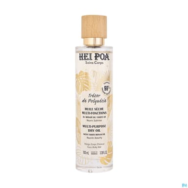 Hei Poa Huile Seche Tresor De Polynesie 100ml