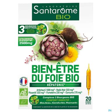 SANTAROME BIO BIEN-ETRE FOIE AMP20