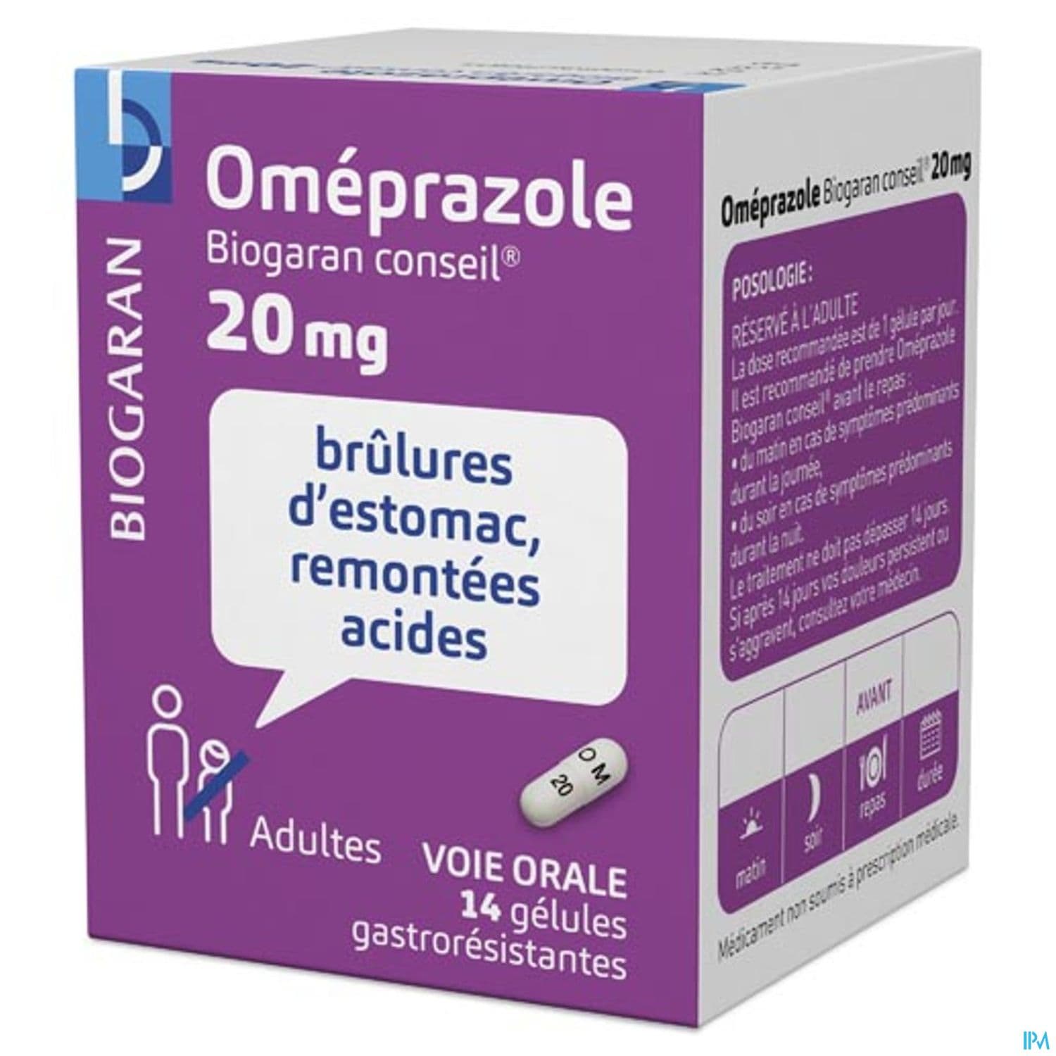 OMEPRAZOLE 20MG BIOG CONS GEL 14