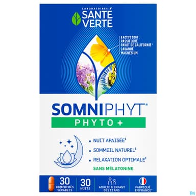 Sante Verte Somniphyt Nuit Calme Comprime 30