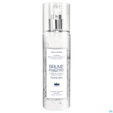 Les Petits Bains De Provence Brume Pailletee Perle Nacree Musc Blanc 250ml