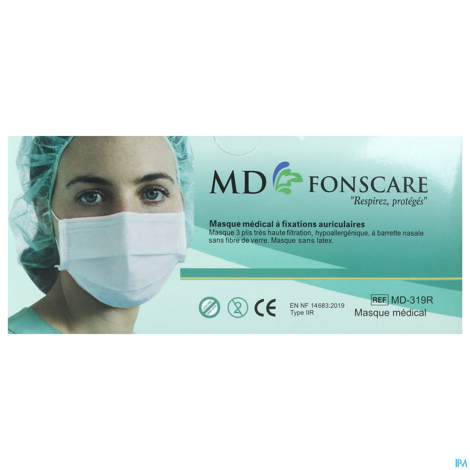 Md Fonscare Masque Chirurgical X50