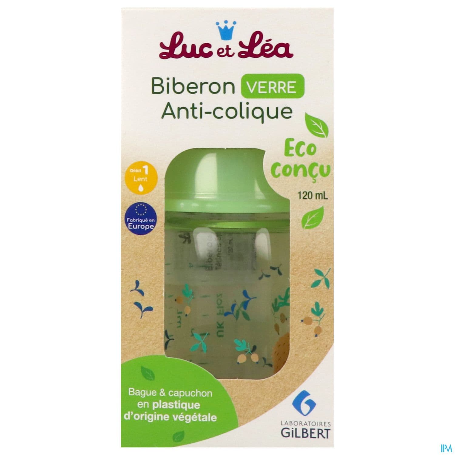 Luc Et Lea Biberon Verre 120ml
