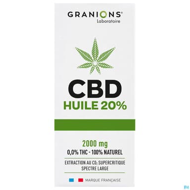 Granions Cbd Huile 20% Cpal 10ml
