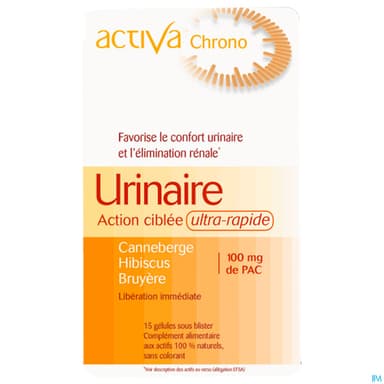 ACTIVA CHRONO URINAIRE GELUL15