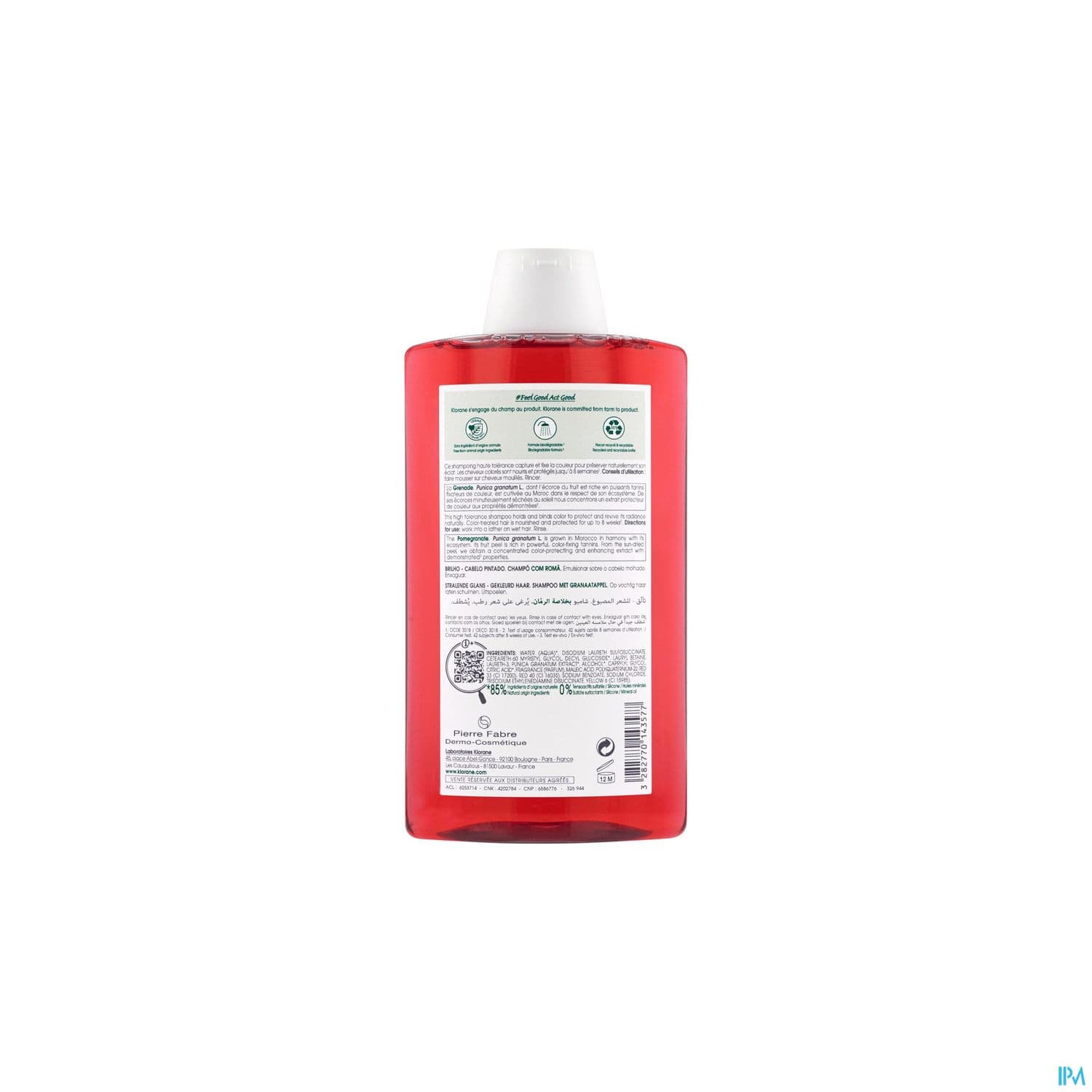 KLORANE SH GRENADE FL400ML
