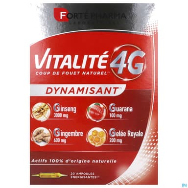 VITALITE 4G DYNAMISANT AMP10ML X20