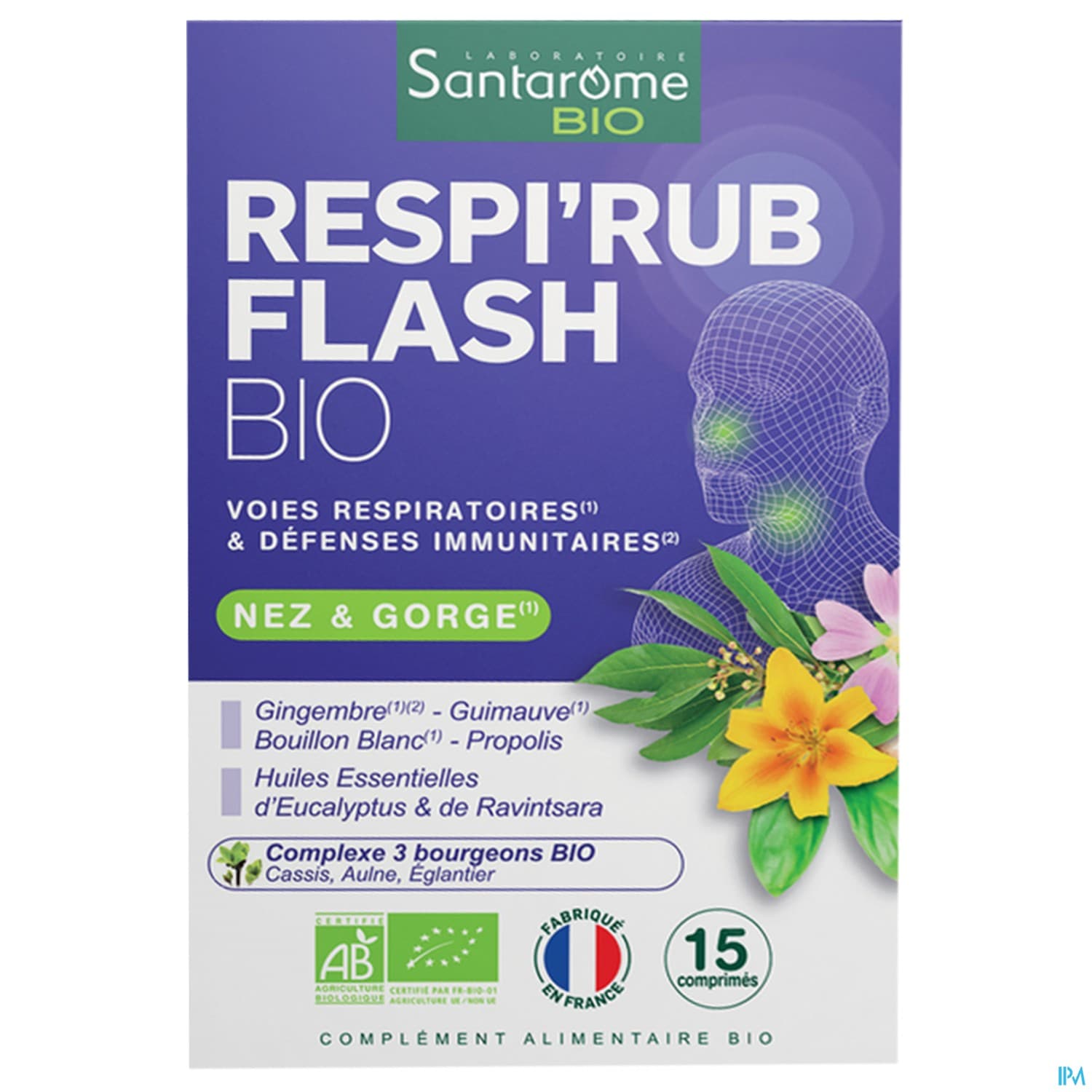 SANTAROME RESPIRUB FLASH BIO CPR15