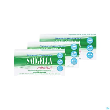 Saugella Cotton Touch Tampon Mini 16