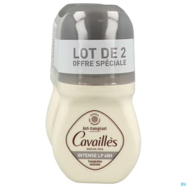 Roge Cavailles Deodorant Intense Lp 48h Roll On 50ml X2