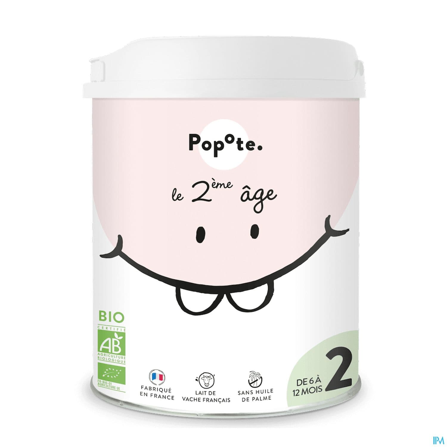 Popote Lait Infantile 2eme Age Bio 800g