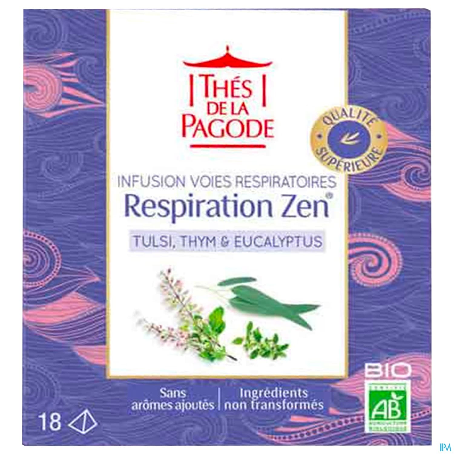 Thes De La Pagode Infusion Respiration Zen Bio Infusette 18