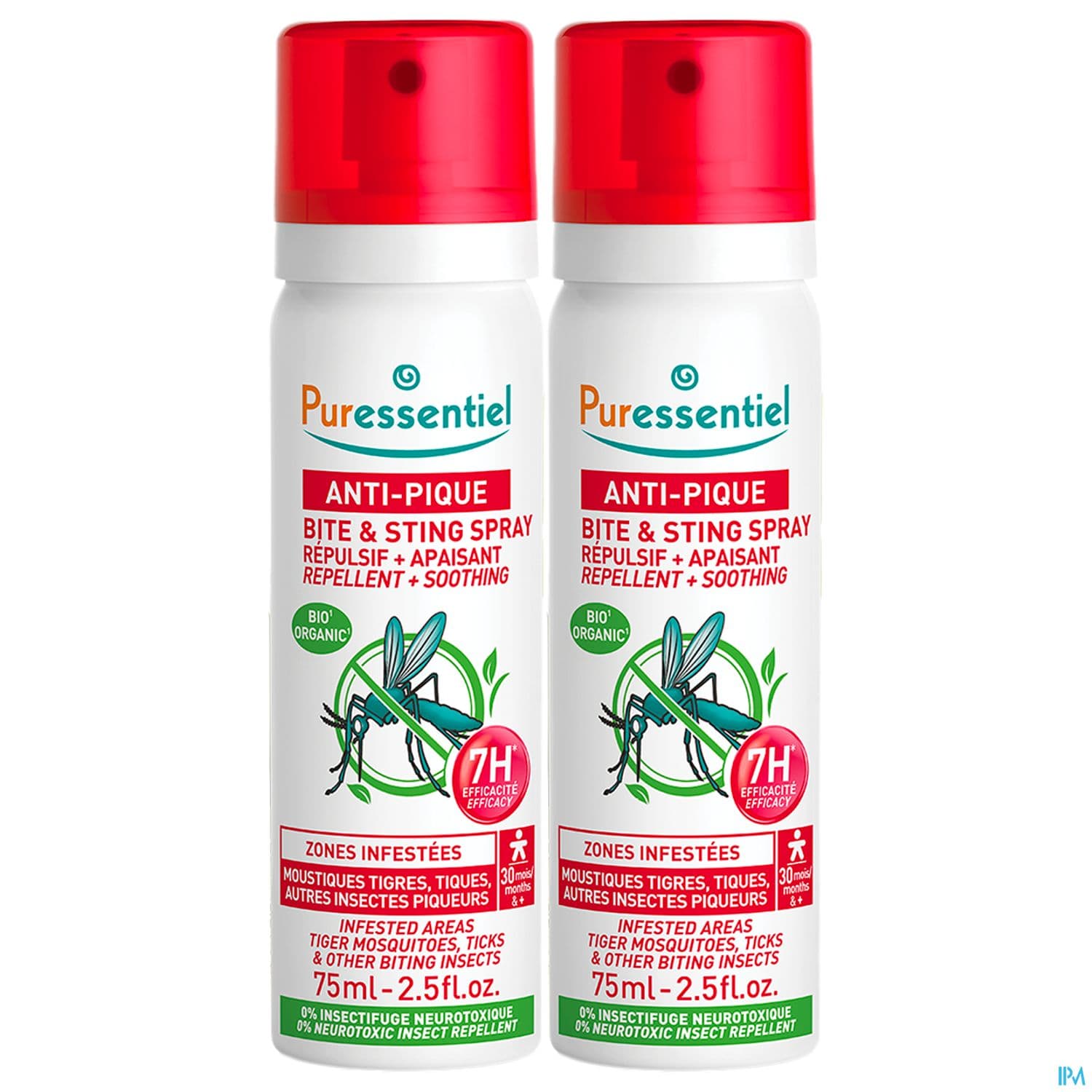 Puressentiel Spray Repulsif Antipique 75ml X2 Offre Duo -25% Sur Le 2nd