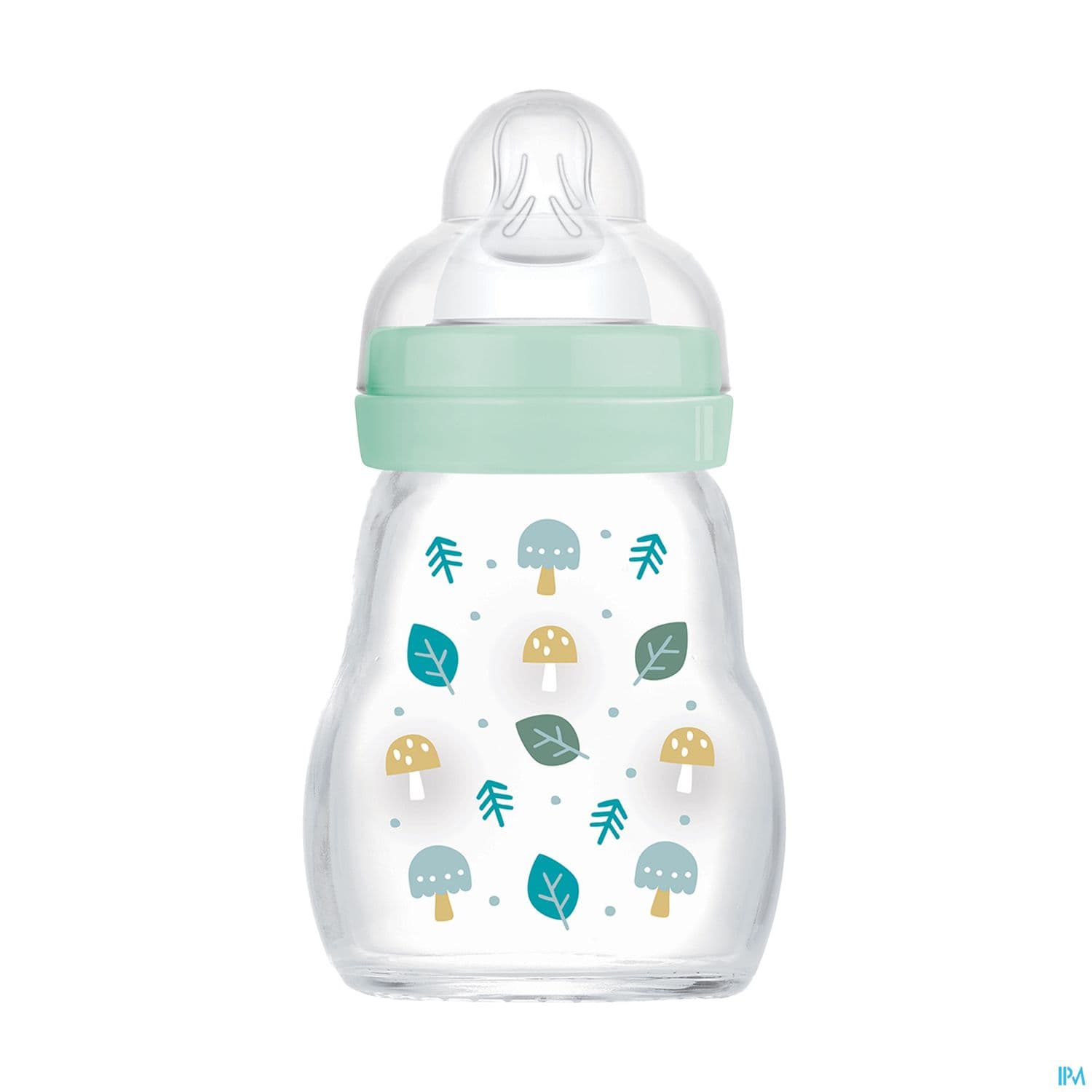 BIB MAM VERRE TETIN DEB1 BLEU170ML