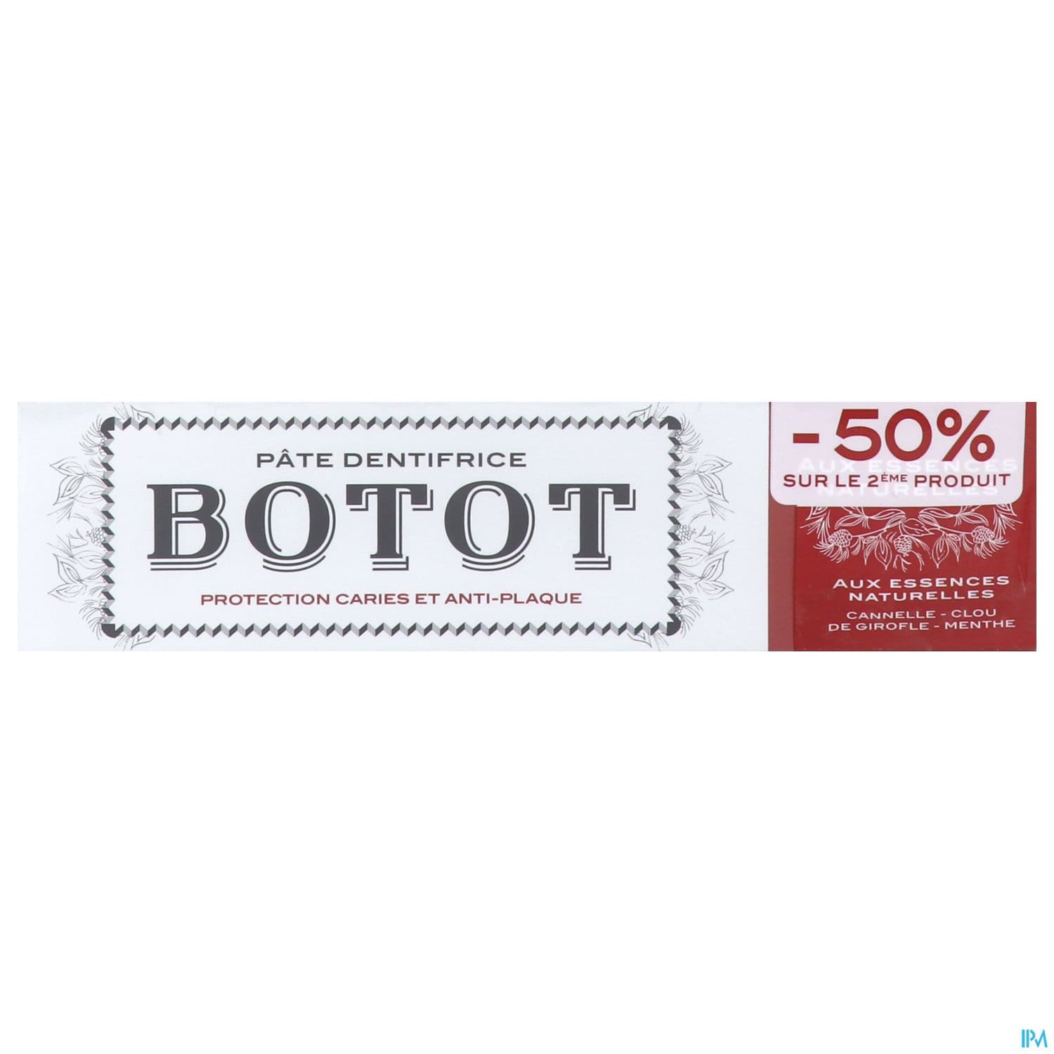 BOTOT DENT A/PLAQ ESS NATUR75ML X2