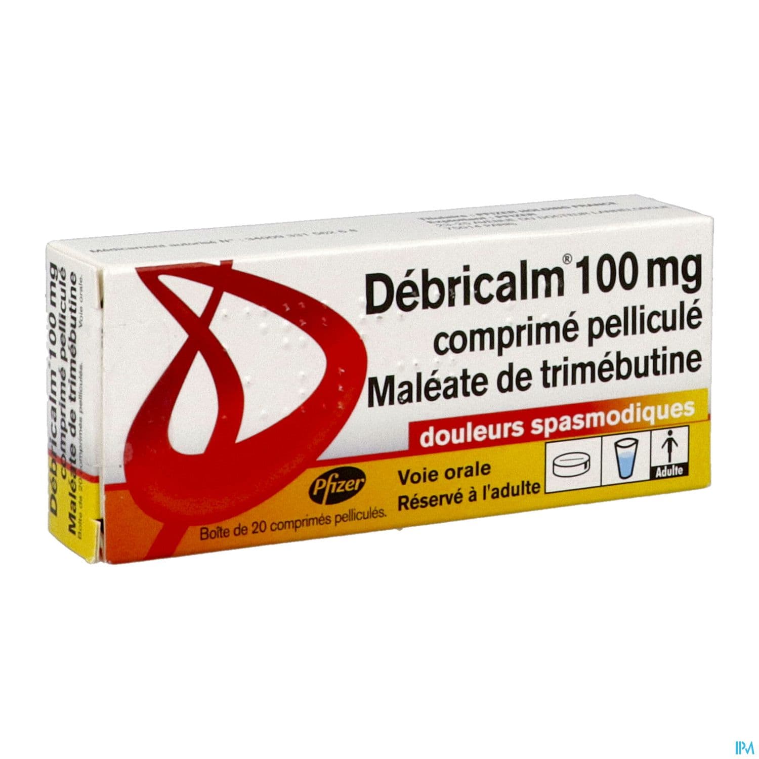 DEBRICALM 100MG CPR 20