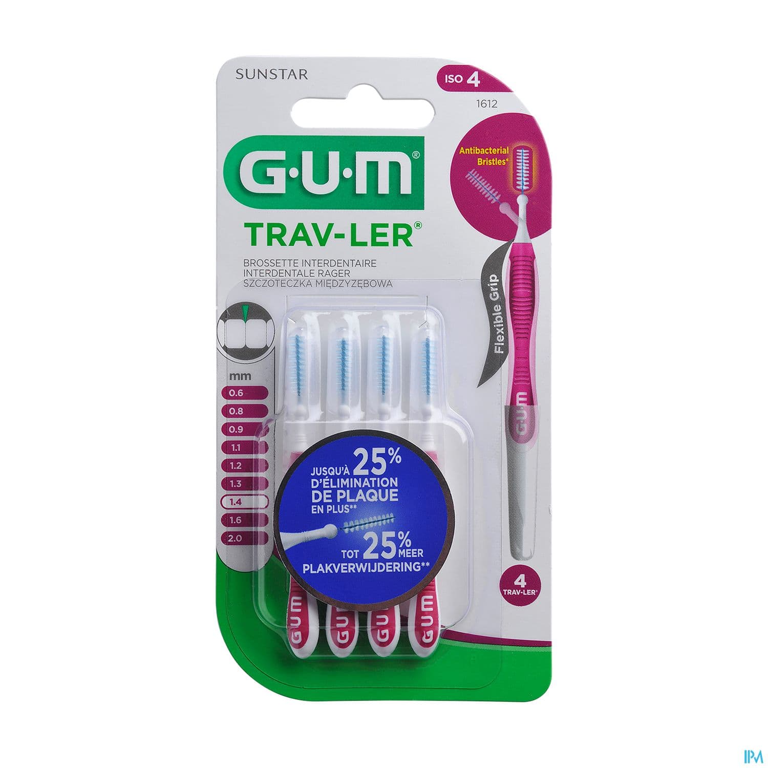 GUM TRAVLER BROSSET 1,4MM 1612 X4