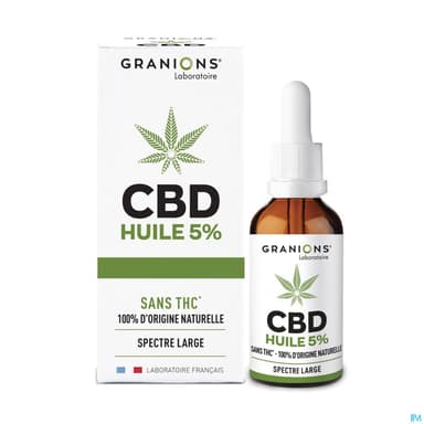 Granions Cbd Huile 5% Cpal 10ml