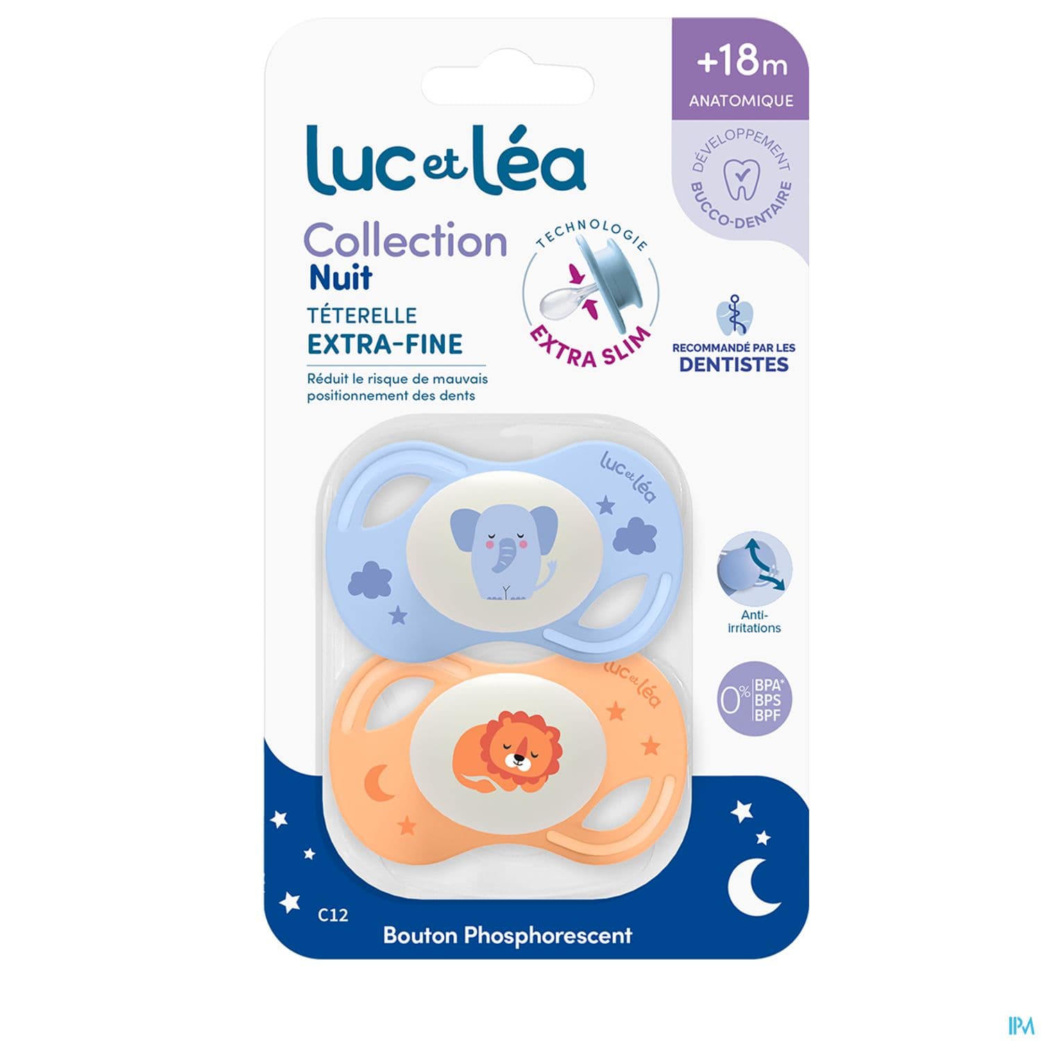 Luc Et Lea Sucette Collection Nuit +18m C12 2024 X2