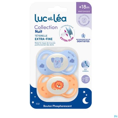 Luc Et Lea Sucette Collection Nuit +18m C12 2024 X2
