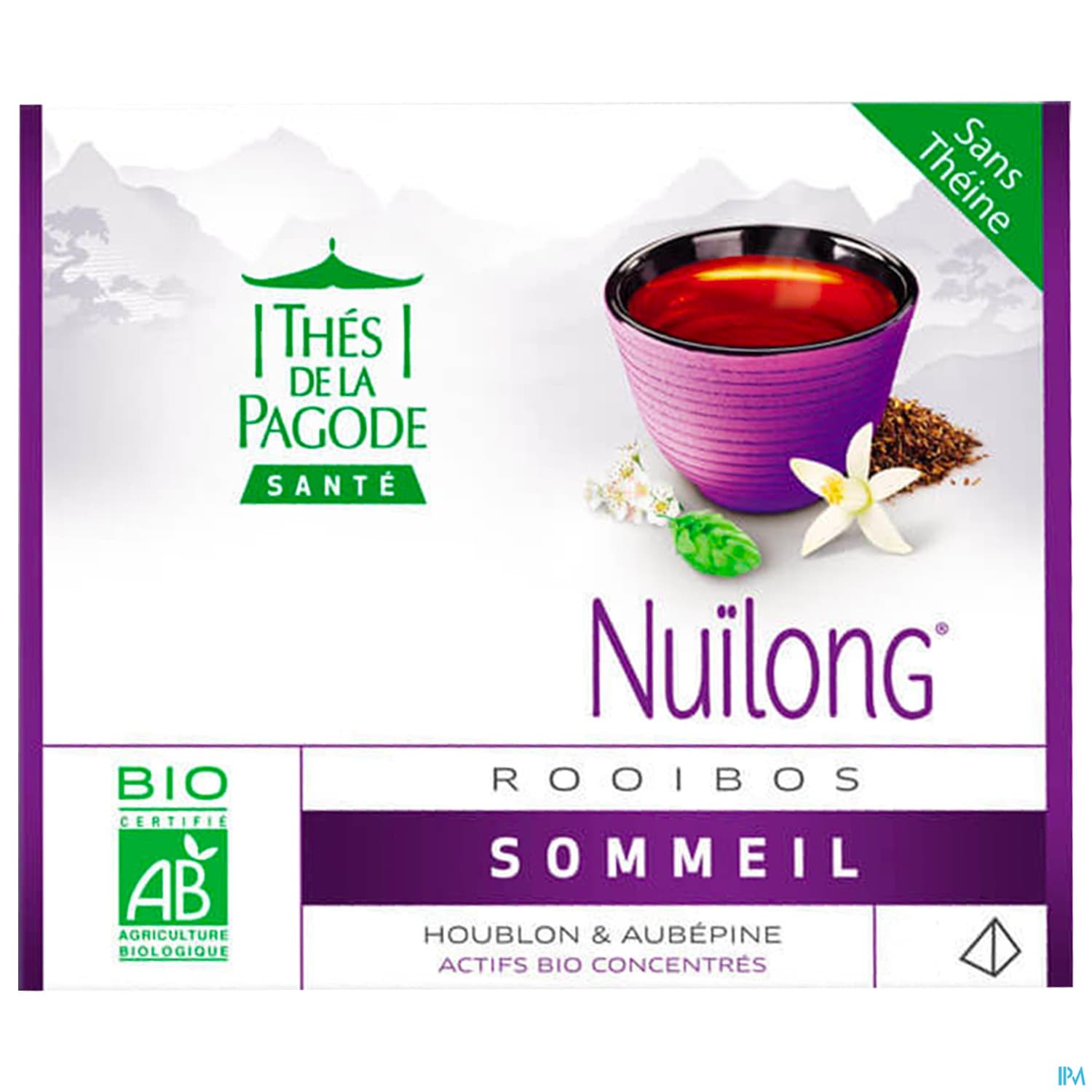Thes De La Pagode Rooibos Nuilong Bio Infusette 18