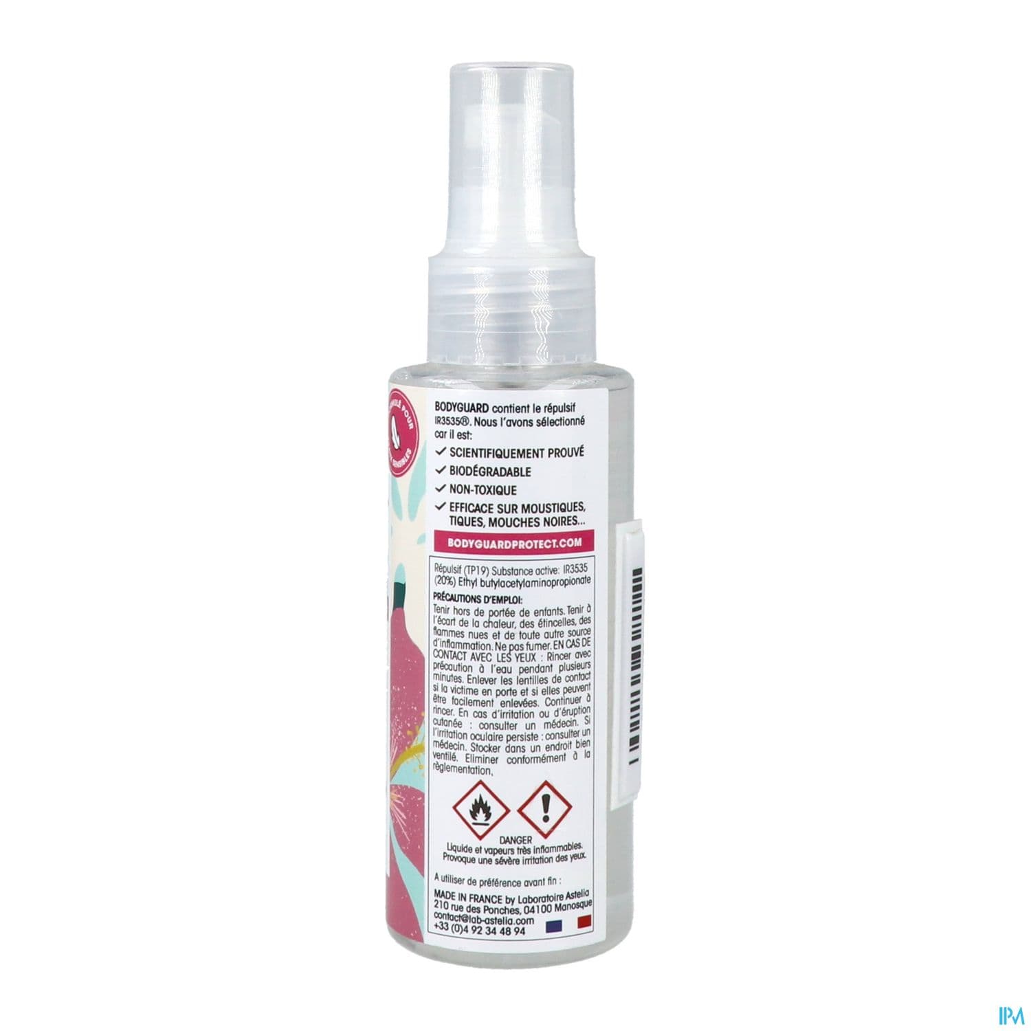 Body Guard Spray Antimoustique Peaux Sensibles 100ml