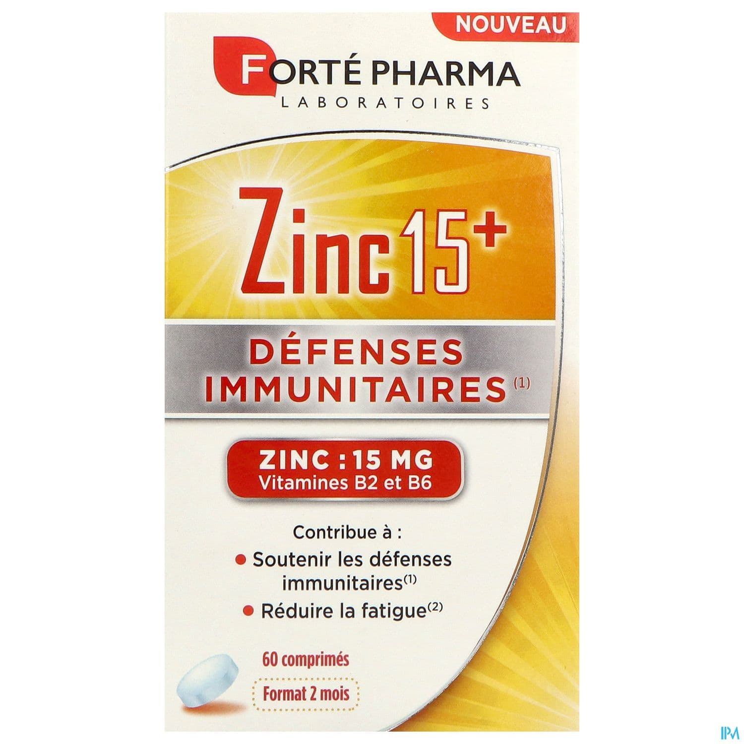 Forte Pharma Zinc 15+ Comprime 60