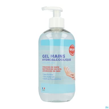 Pharmabest Gel Mains Hydroalcoolique 500ml