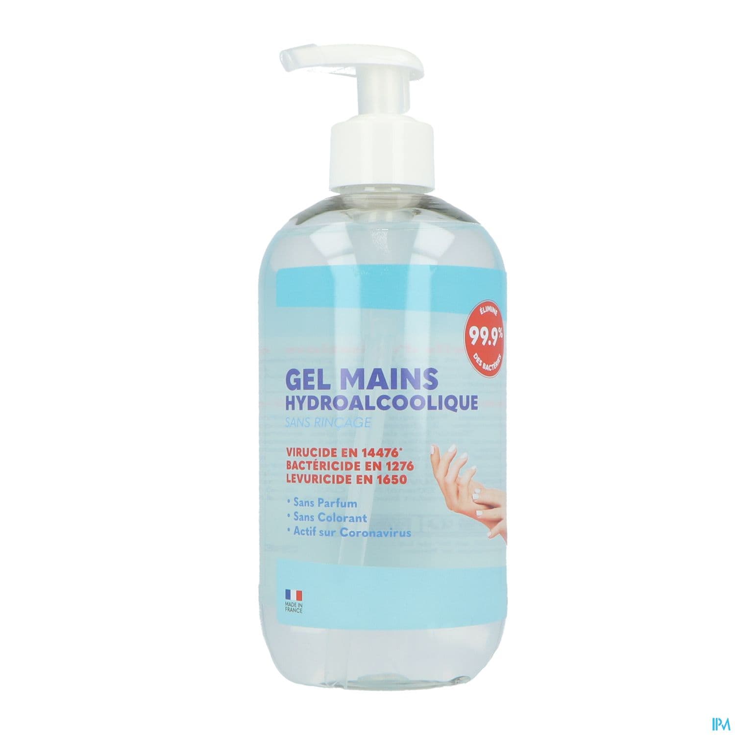 Pharmabest Gel Mains Hydroalcoolique 500ml — Pharmacie Cannes Riviera