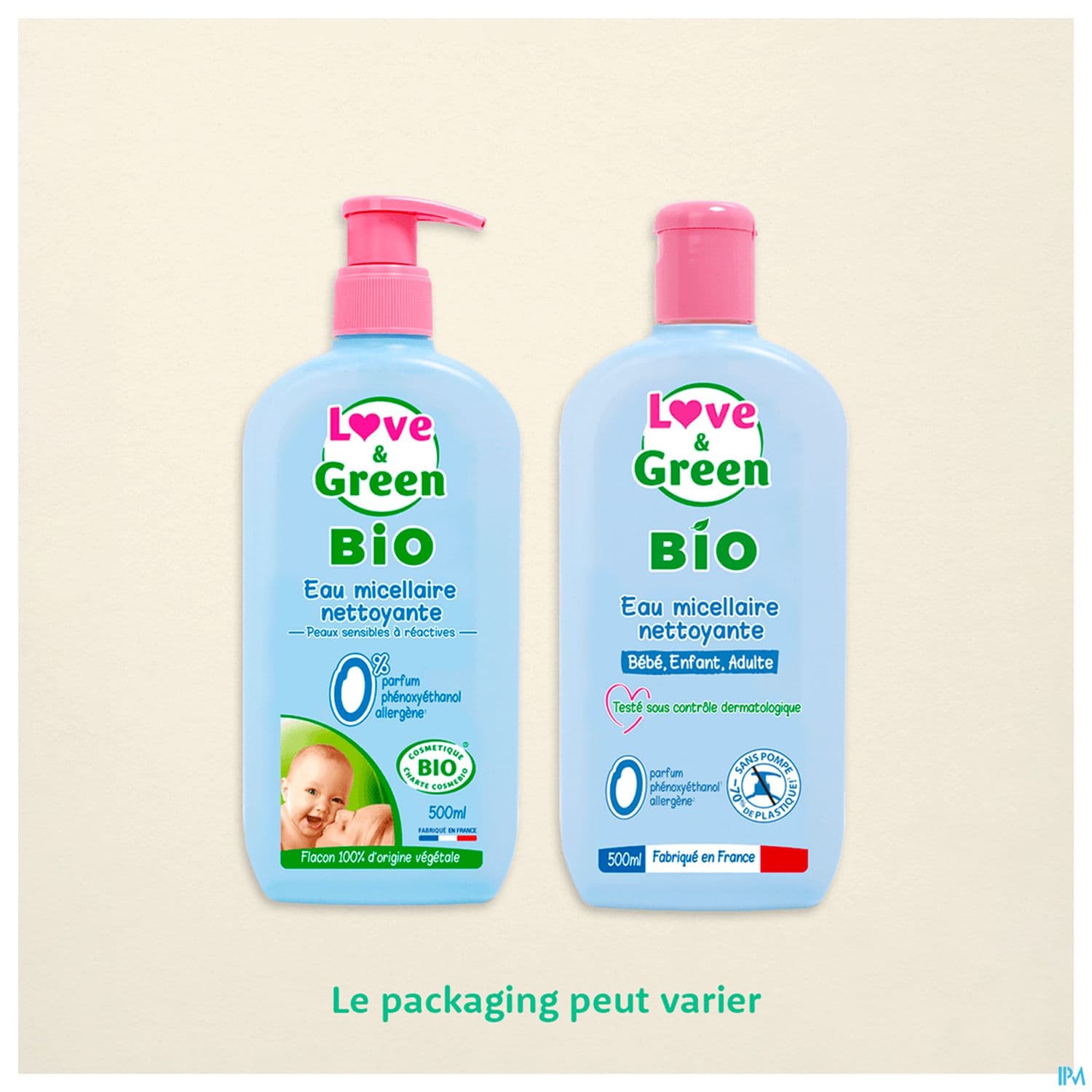 LOVE&GREEN EAU NETT BIO 500ML