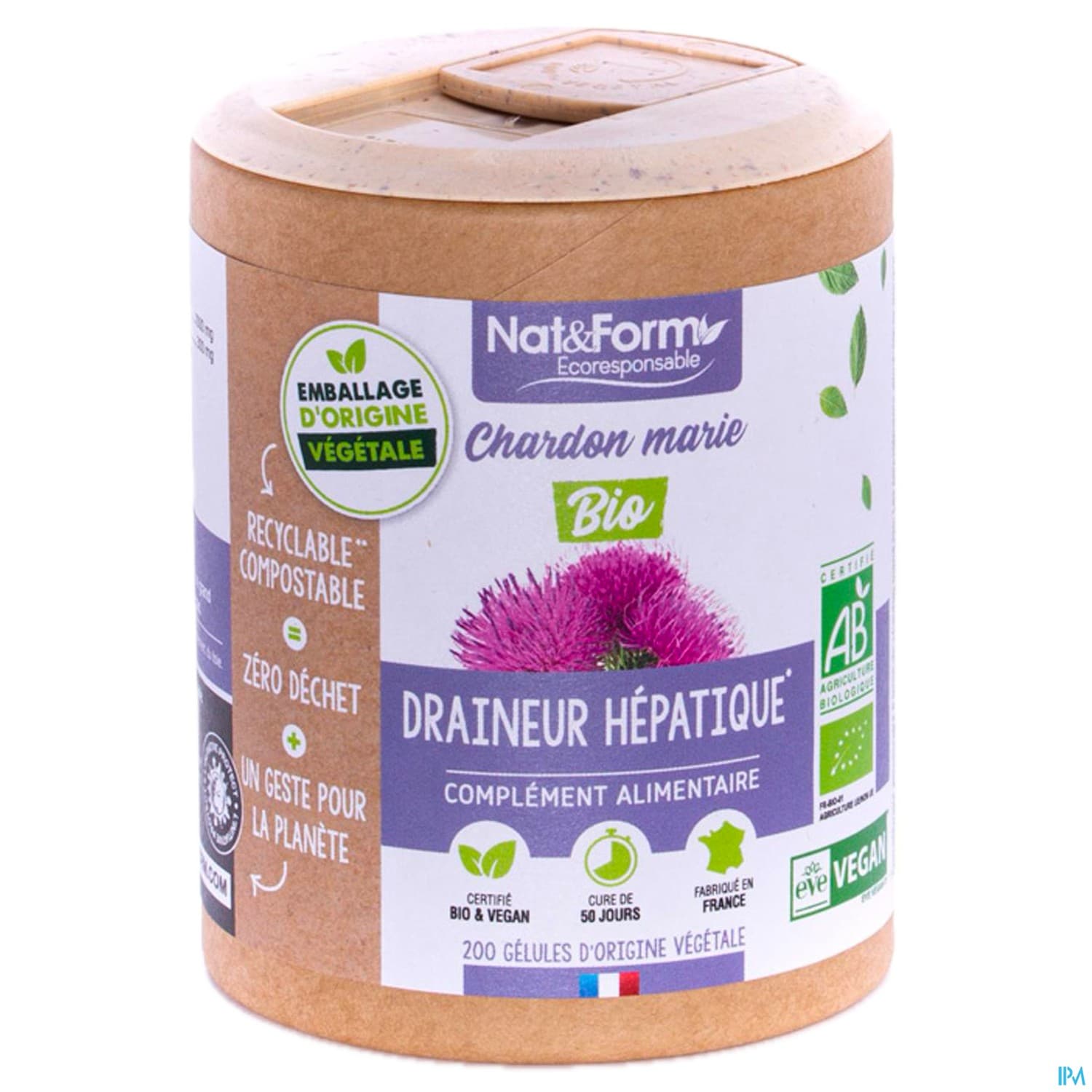 NAT&FORM ECO CHARDON M BIO GEL200