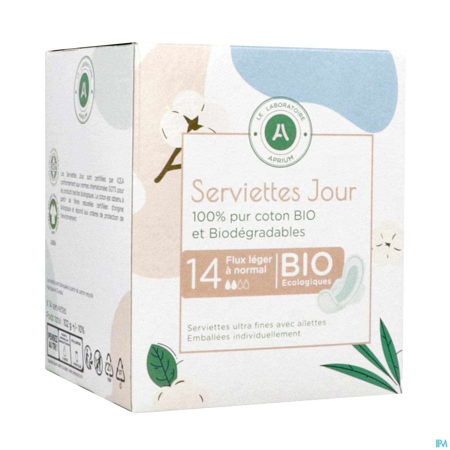 Laboratoire Aprium Serviette Hygienique Jour X14