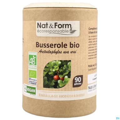 Nat Et Form Ecoresponsable Busserole Bio Gelule Vegetale 90