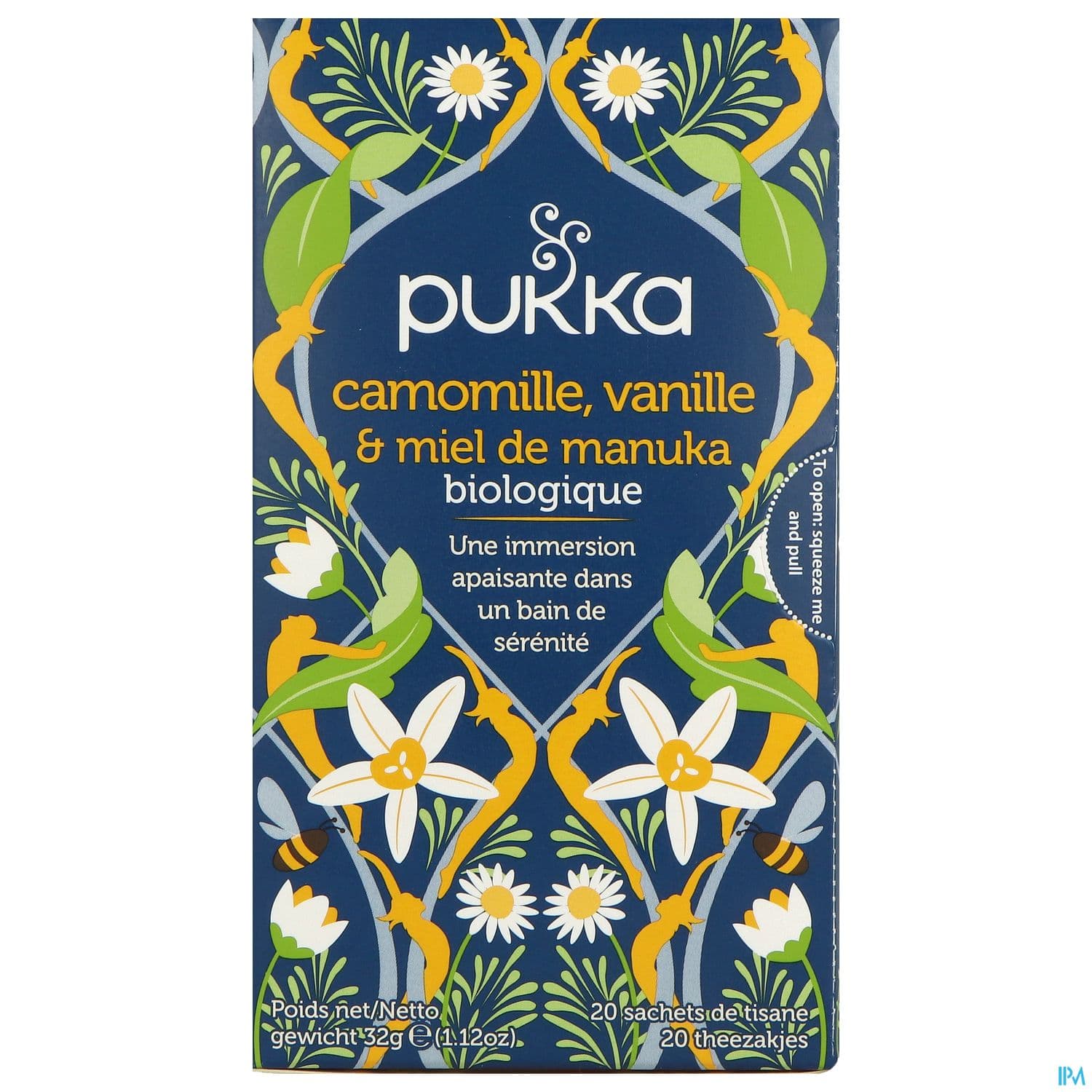 Pukka Infusion Camomille Vanille Miel De Manuka Bio Sachet 20