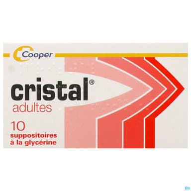 Cooper Cristal Suppositoire Glycerine Adulte 10