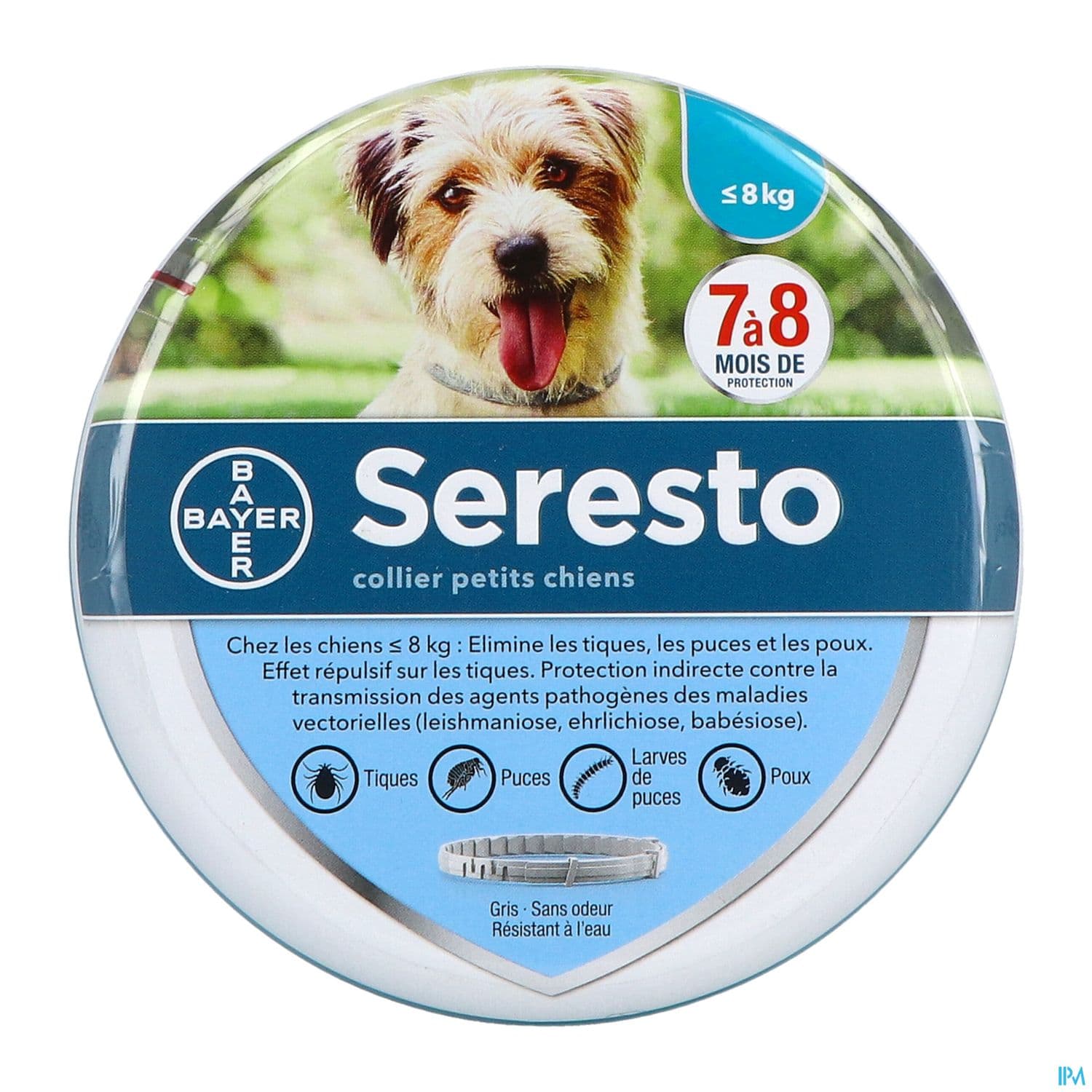 Elanco Seresto Collier Puces Tiques Petit Chien -8kg X1