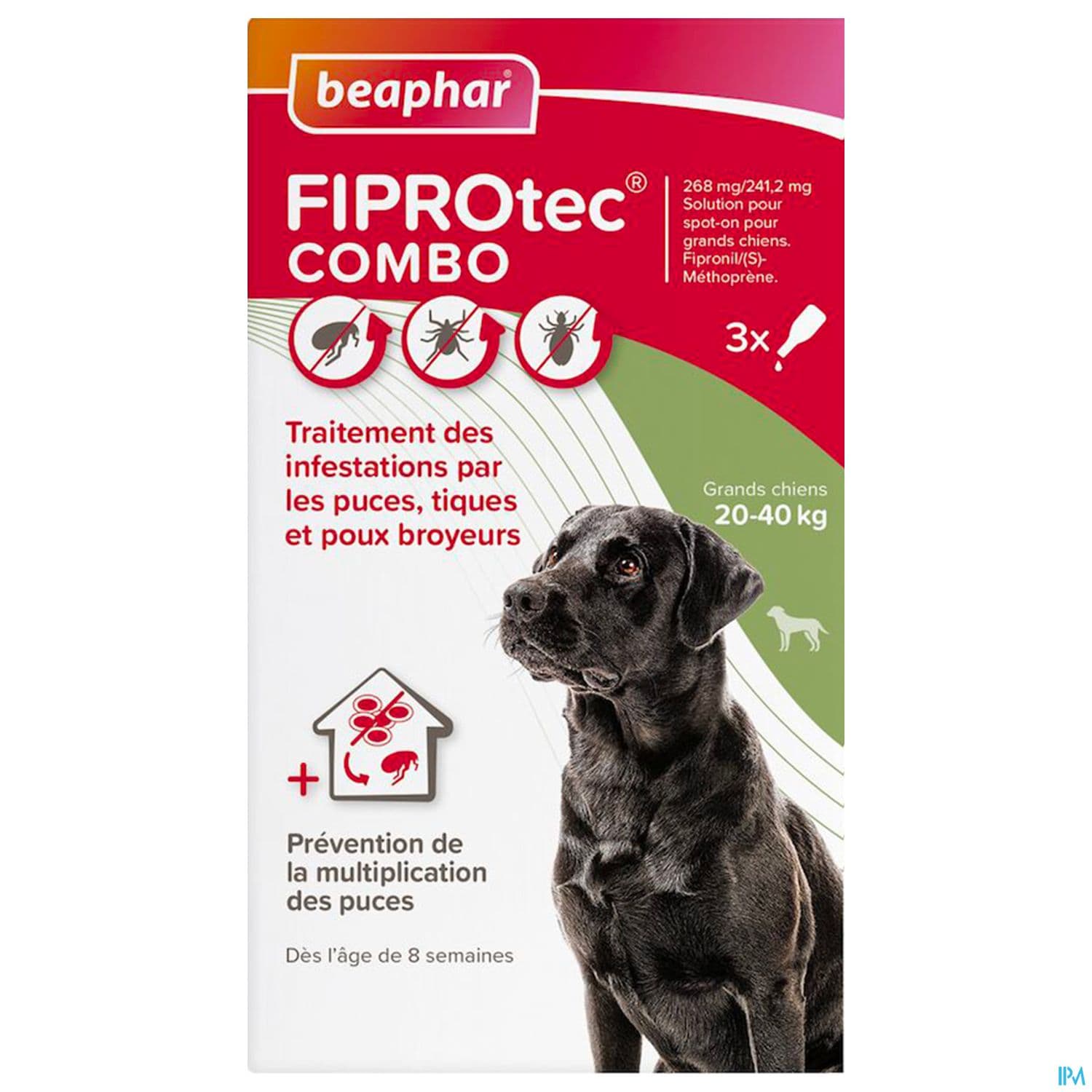 BEAPHAR FIPROTEC COMBI GD CHIENX3
