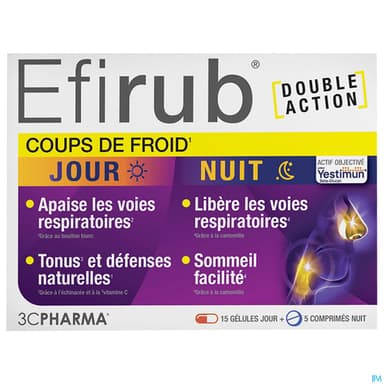 3C PHARMA EFIRUB JR/NT GELUL 15+5