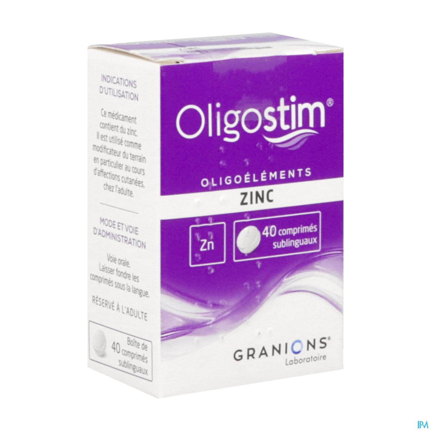 Oligostim Zinc Comprime Sublingual 40