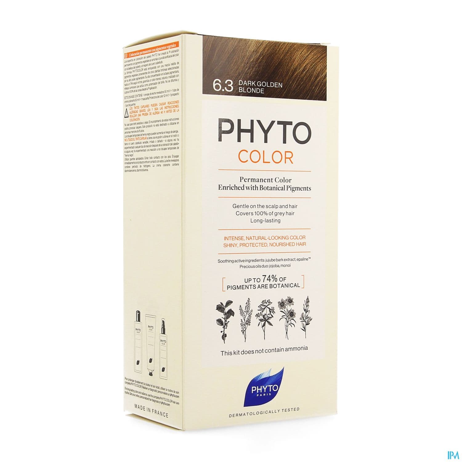 PHYTO COLOR 6,3 BLOND FONCE DORE