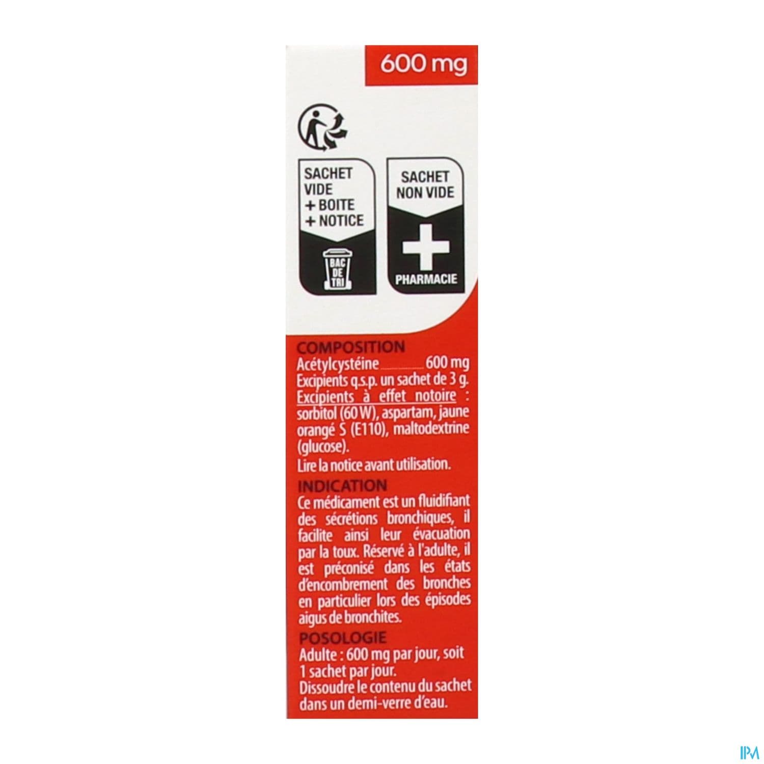EXOMUC 600MG SACHET 6
