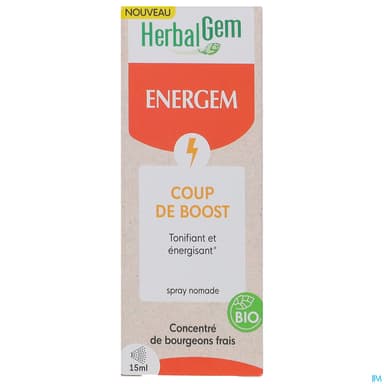 Herbalgem Energem Coup De Boost Spray Bio 15ml