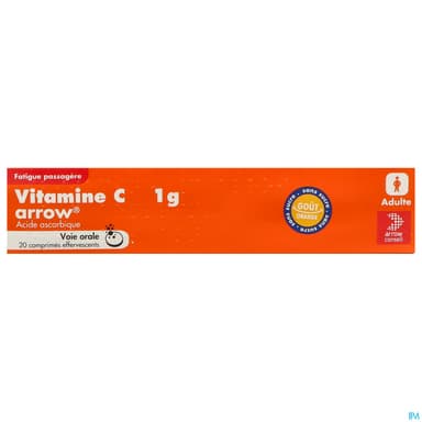 Vitamine C Arrow 1g Comprime Effervescent 20