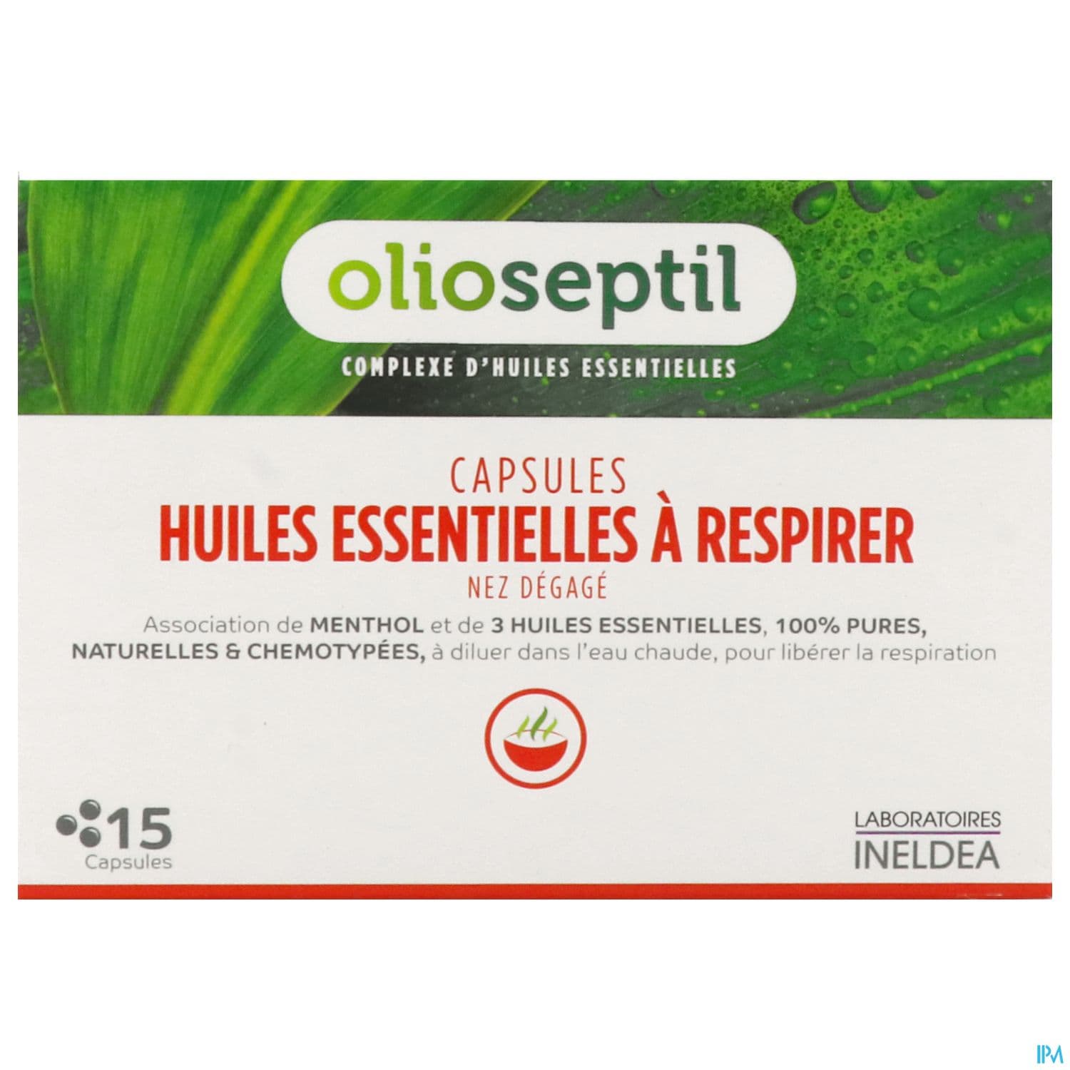 Ineldea Olioseptil Huile Essentielle A Respirer Capsule 15