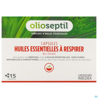 Ineldea Olioseptil Huile Essentielle A Respirer Capsule 15