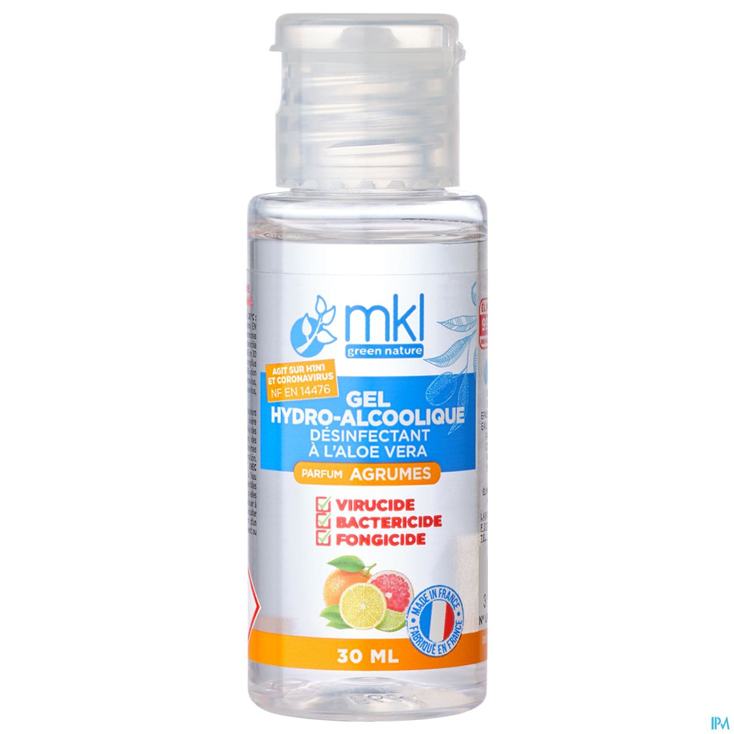 MKL GEL HYDROALCOOLIQ AGRUM 30ML