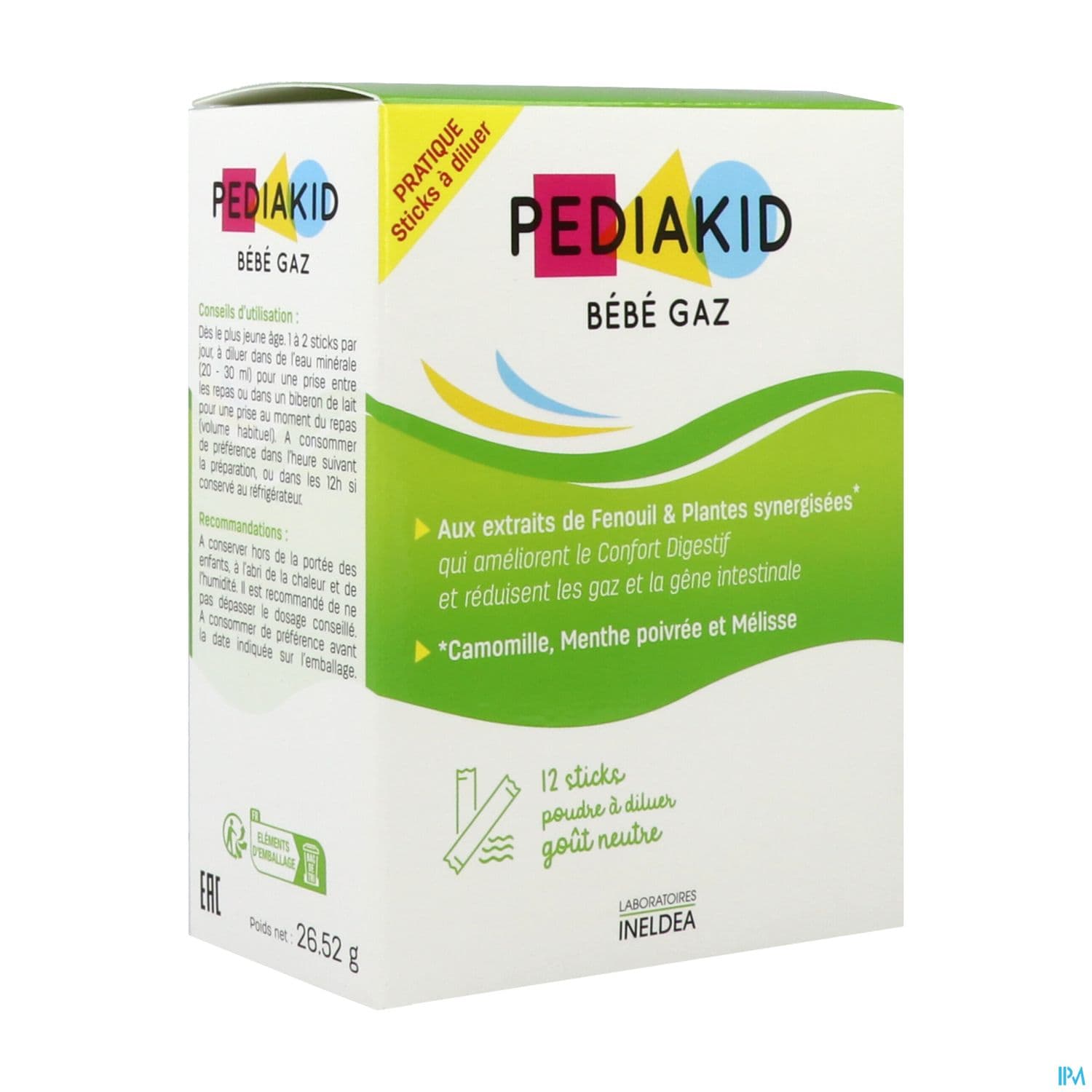 Pediakid Gaz Stick 12