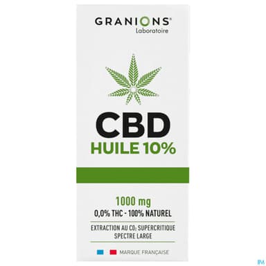 Granions Cbd Huile 10% Cpal 10ml