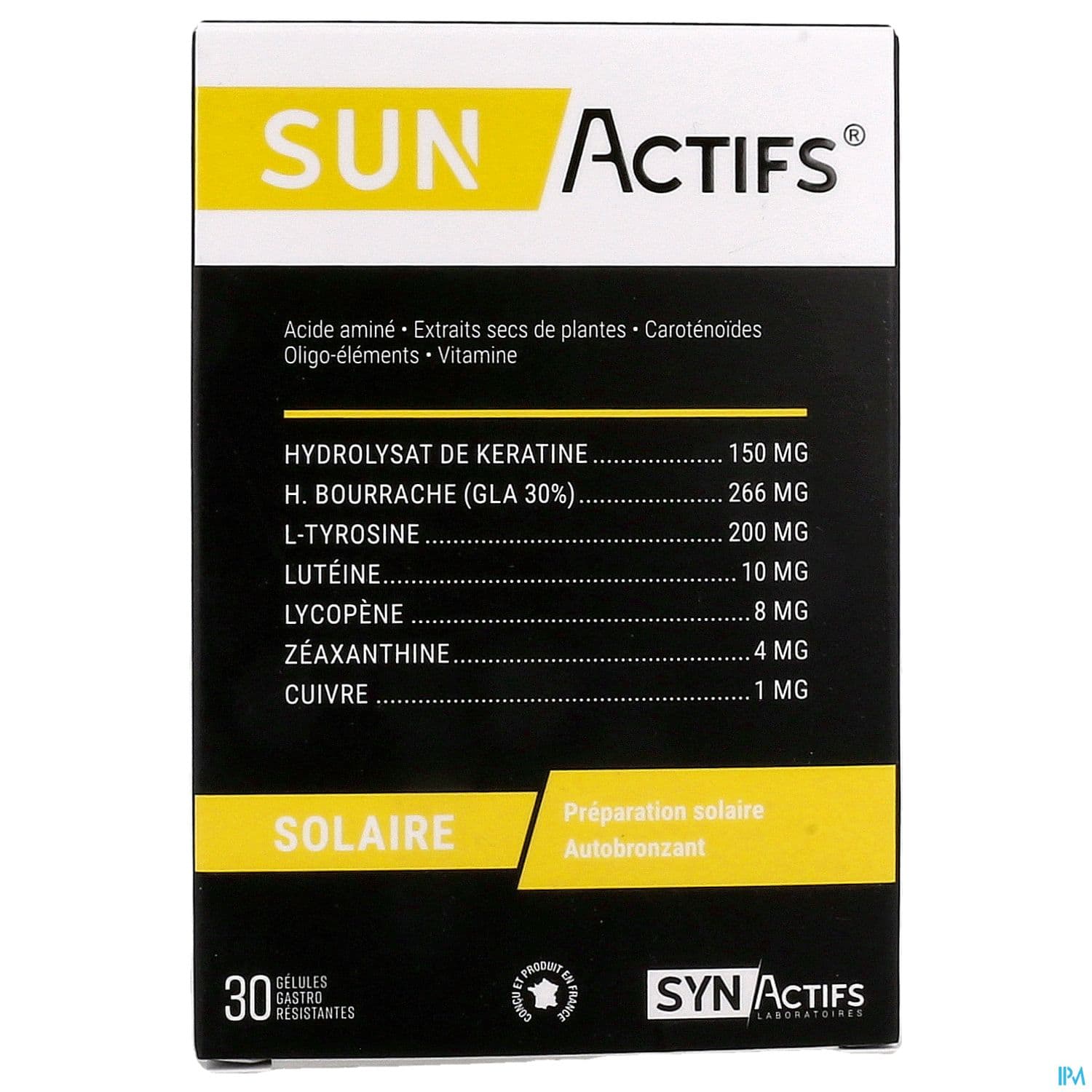 Synactifs Sun Actifs Gelule 30