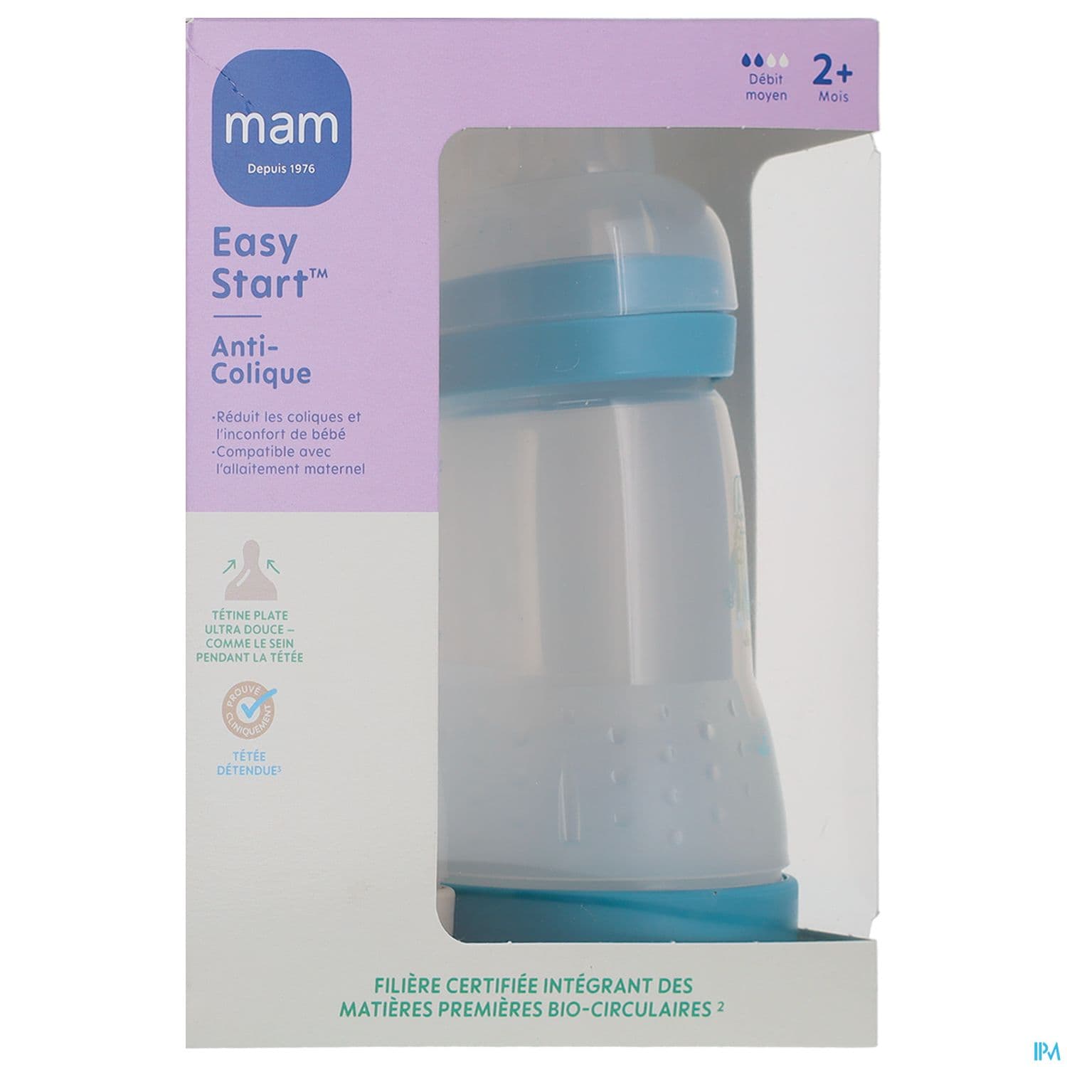 MAM BIB E ST A/COL OC+SAB D2 260ML